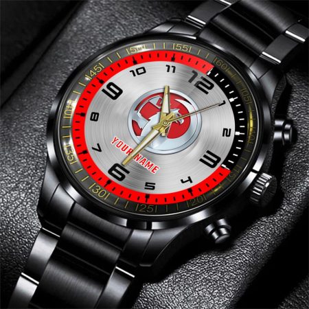 Vauxhall Truck Personalized Black Stainless Steel Hand Watch For Fan