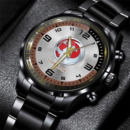 Vauxhall Truck Personalized Black Stainless Steel Hand Watch For Fan