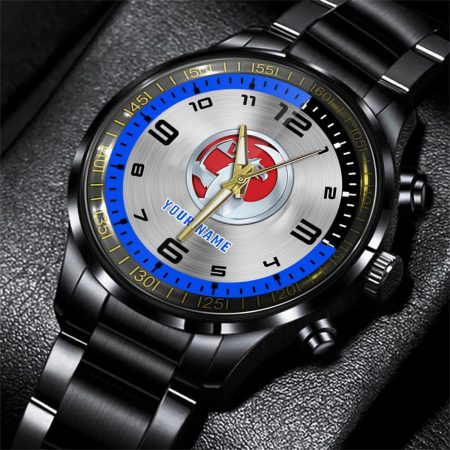Vauxhall Truck Personalized Black Stainless Steel Hand Watch For Fan