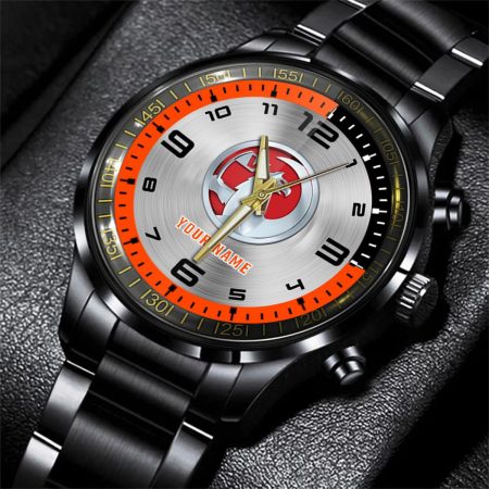 Vauxhall Truck Personalized Black Stainless Steel Hand Watch For Fan