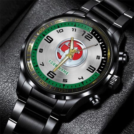 Vauxhall Truck Personalized Black Stainless Steel Hand Watch For Fan