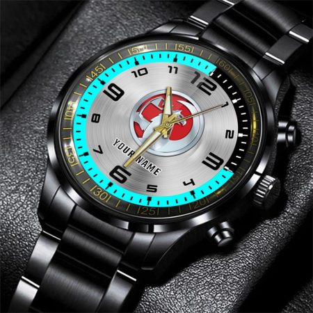 Vauxhall Truck Personalized Black Stainless Steel Hand Watch For Fan