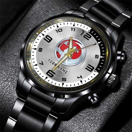 Vauxhall Truck Personalized Black Stainless Steel Hand Watch For Fan