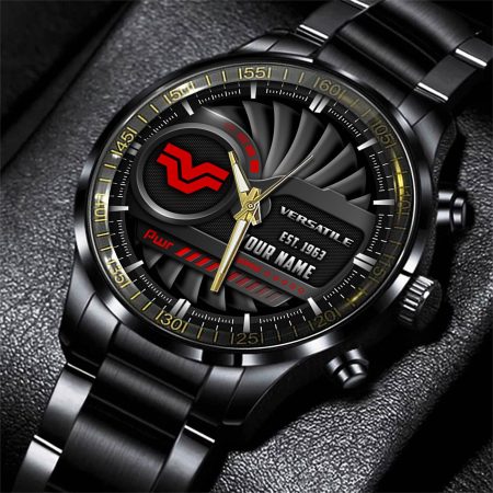 Versatile Tractor Personlazied Black Fashion Hand Watch Gifts For Dad