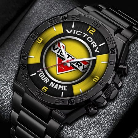 Victory Motorcycles Personalized New Stainless Steel Hand Watch For Fans