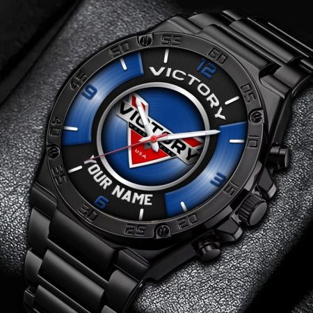 Victory Motorcycles Personalized New Stainless Steel Hand Watch For Fans