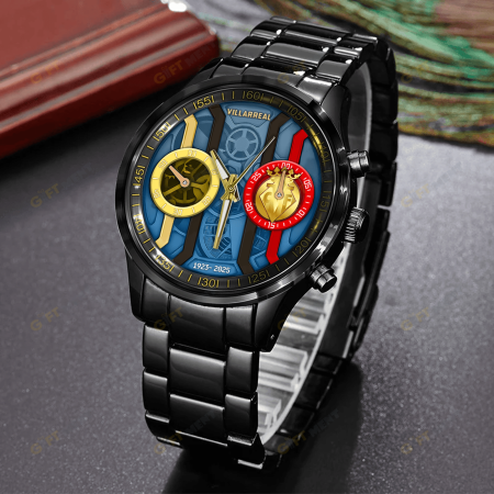 Villarreal La Liga Stainless Steel Watch Gift For Fan