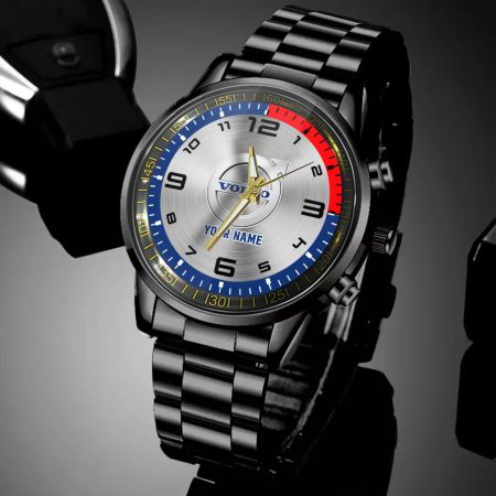 Volvo Trucks Brand Personalized Black Hand Watch Gifts For Fans