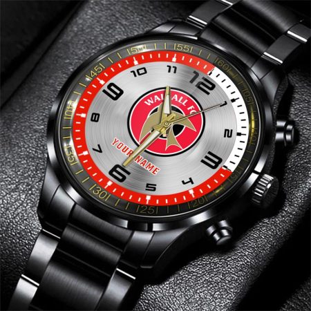Walsall EFL Personalized Black Stainless Steel Hand Watch For Fan