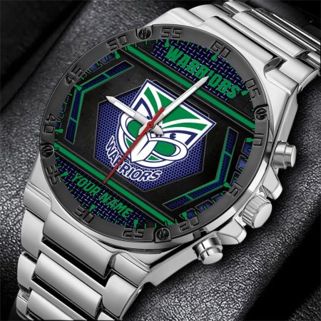 Warriors NRL Personalized Watch Men Gift For Fans