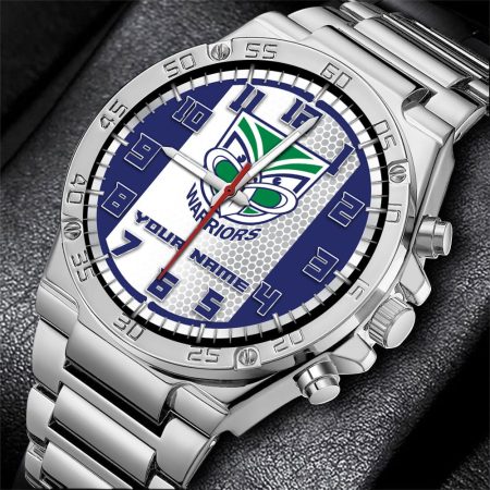 Warriors NRL Personalized Watch Of Wrist Of Men Gift For Fans