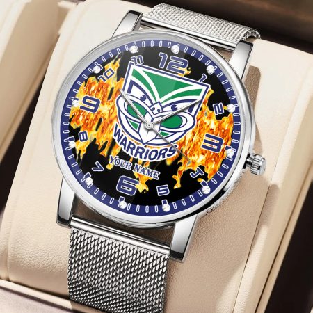 Warriors NRL Woman Hand Watch Personalized Gift For Fans