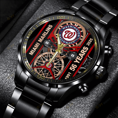 Washington Nationals MLB Stainless Steel Watch Gift For Fan