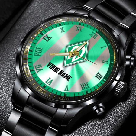 Werder Bremen Bundesliga Personalized New Black Hand Watch Gift For Fans
