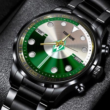 Werder Bremen Bundesliga Personalized New Black Hand Watch Gift For Fans