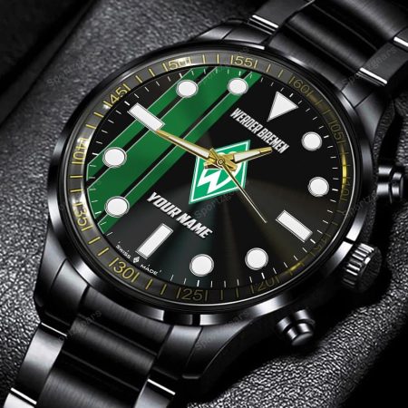 Werder Bremen Bundesliga Personalized New Black Hand Watch Gift For Fans
