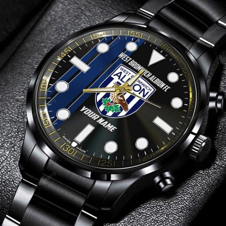 West Bromwich Albion FC Personalized New Black Hand Watch Gift For Fans