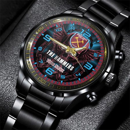 West Ham United EPL Personalized 3D Men Hand Watch Gift For Fans For Father