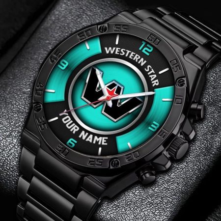 Western Star Truck Personalized New Stainless Steel Hand Watch For Fans