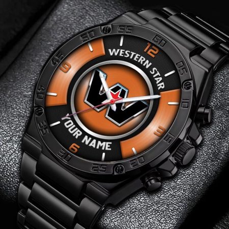 Western Star Truck Personalized New Stainless Steel Hand Watch For Fans