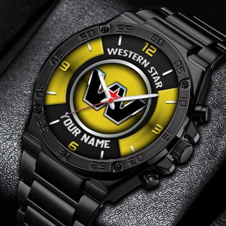 Western Star Truck Personalized New Stainless Steel Hand Watch For Fans