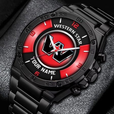 Western Star Truck Personalized New Stainless Steel Hand Watch For Fans