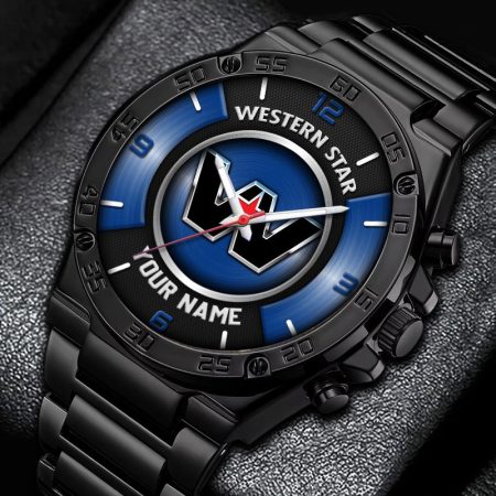 Western Star Truck Personalized New Stainless Steel Hand Watch For Fans