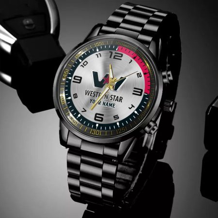 Western Star Trucks Brand Personalized Black Hand Watch Gifts For Fans