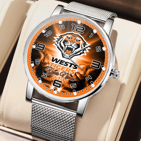 Wests Tigers NRL 3D Women Hand Watch Personalized Gift For Fans