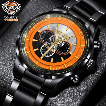 Wests Tigers NRL New Custom Name Hand Watch Gifts For Fans