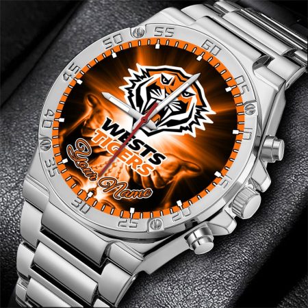 Wests Tigers NRL New Style Personalized Watch Men Gift For Fans