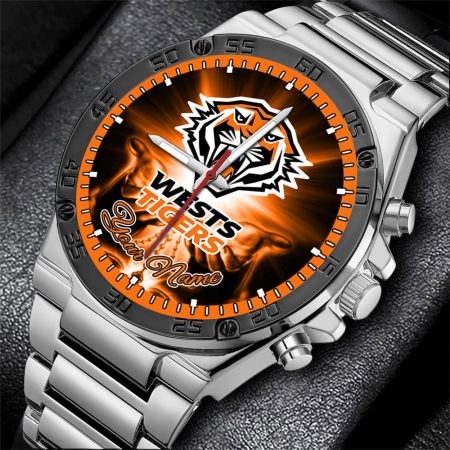 Wests Tigers NRL New Style Personalized Watch Men Gift For Fans
