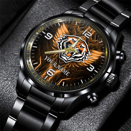 Wests Tigers NRL Personalized Black Hand Watch Gift For Fans