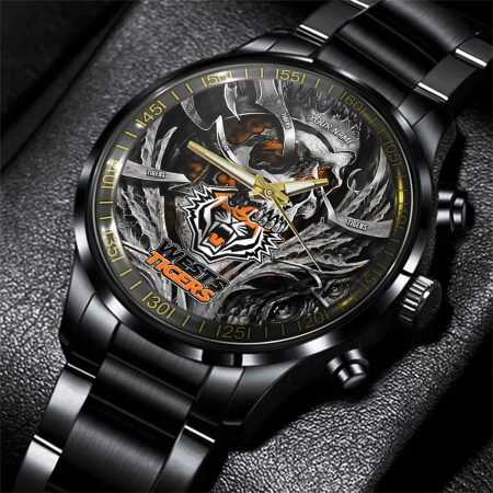 Wests Tigers NRL Personalized Men Hand Watch Gift For Fans
