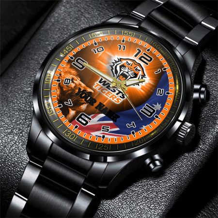 Wests Tigers NRL Personalized Style 3D Men Hand Watch Gift For Fans