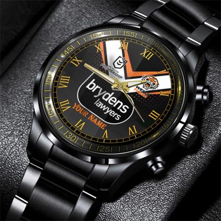 Wests Tigers NRL Personalized Style 3D Men Hand Watch Gift For Fans