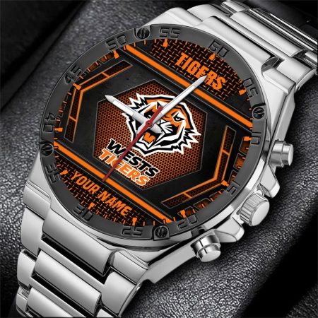 Wests Tigers NRL Personalized Watch Men Gift For Fans