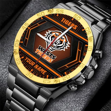 Wests Tigers NRL Personalized Watch Men Gift For Fans