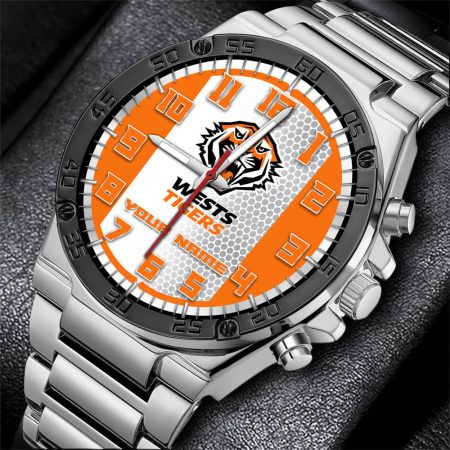 Wests Tigers NRL Personalized Watch Of Wrist Of Men Gift For Fans