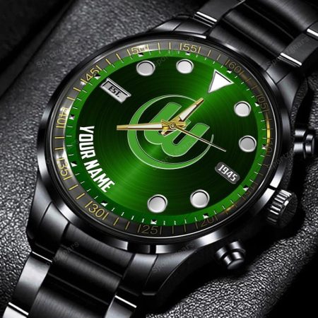 Wolfsburg Bundesliga Personalized New Black Hand Watch Gift For Fans