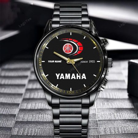 Yamaha New Personalized Black Hand Watch Gifts For Fans