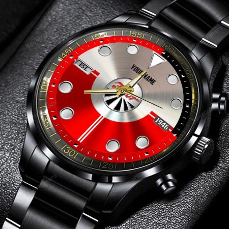 Zetor Tractor Personalized Black Hand Watch Gift For Fans