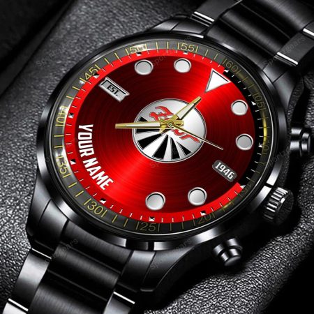 Zetor Tractor Personalized Black Hand Watch Gift For Fans