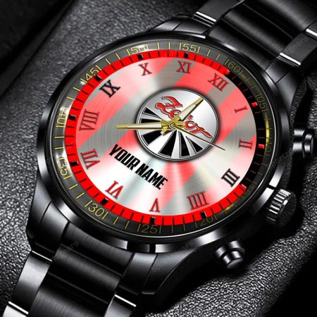 Zetor Tractor Personalized Black Hand Watch Gift For Fans