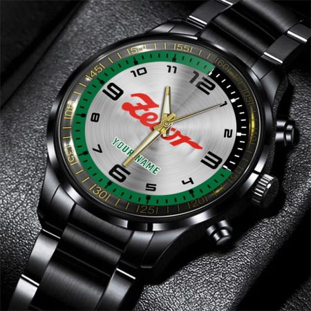 Zetor Tractor Personalized Black Stainless Steel Hand Watch For Fan