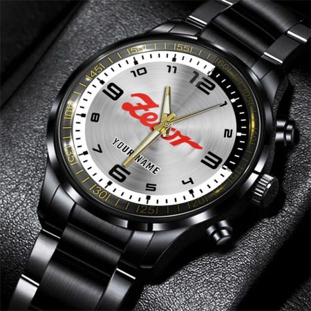 Zetor Tractor Personalized Black Stainless Steel Hand Watch For Fan