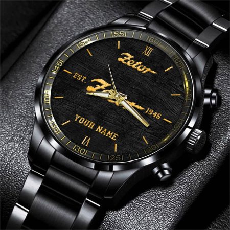Zetor Tractor Personlazied Black Fashion Hand Watch Gifts For Dad