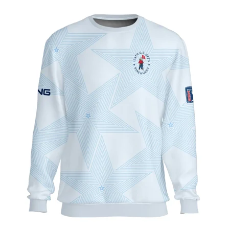 Golf 124th U.S. Open Pinehurst Ping Unisex Sweatshirt Stars Light Blue Golf Sports All Over Print Sweatshirt
