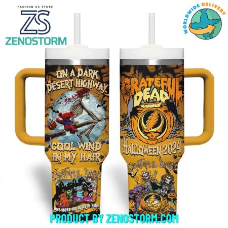 Grateful Dead Music Custom  Quencher 30oz or 40oz Stainless Steel  Tumbler HG With Handle