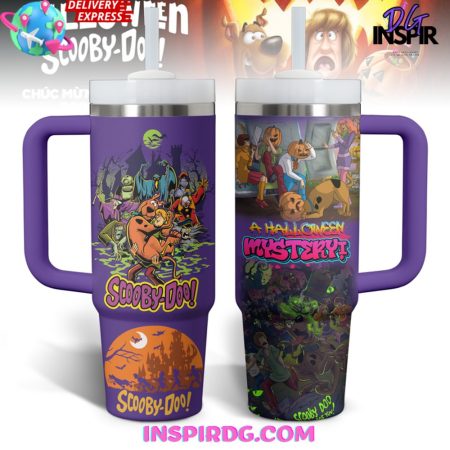 Halloween Scooby-Doo Cxartoon Custom  Quencher 40oz Stainless Steel Tumbler HG